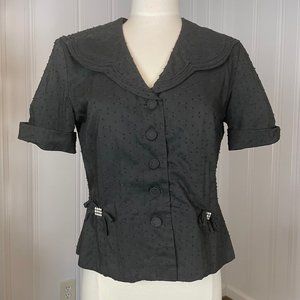 Vintage Fitted Short Sleeve 50s Women's Jacket